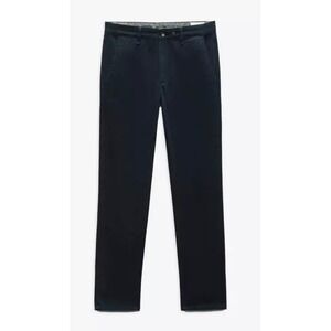 Rag & Bone Mens Fit 2 Slim Chino Pants Salute Dark Navy Stretch Twill 32 Inseam